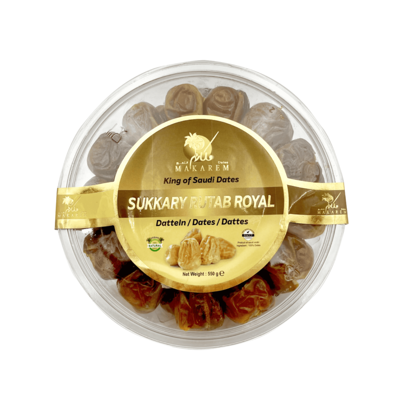Fresh Dates Sukkary Rutab Royal Sukkari 500g SANYEH - Image 2