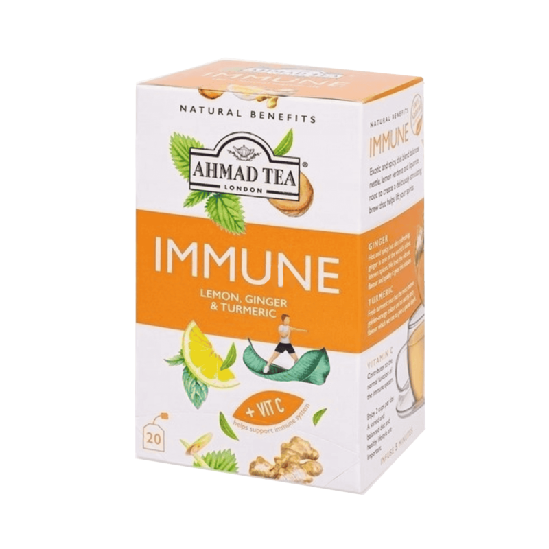 Ahmad Tea IMMUNE - Lemon, ginger & turmeric twist 30 g - 20 envelope