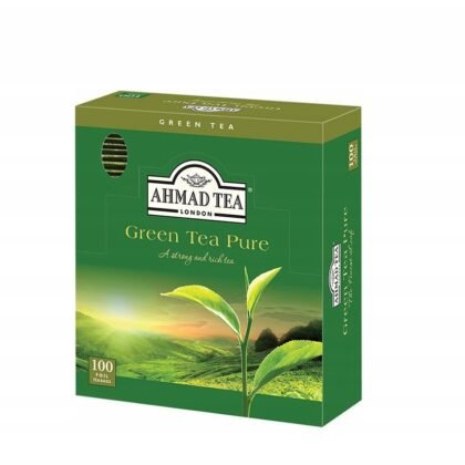 Ahmad Tea Herbata zielona 100 kopert aluminiowych 200 g