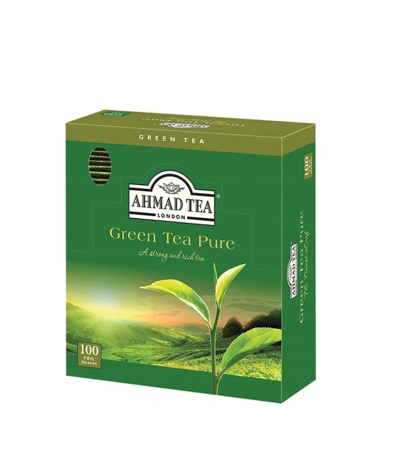 Ahmad Tea Herbata zielona 100 kopert aluminiowych 200 g