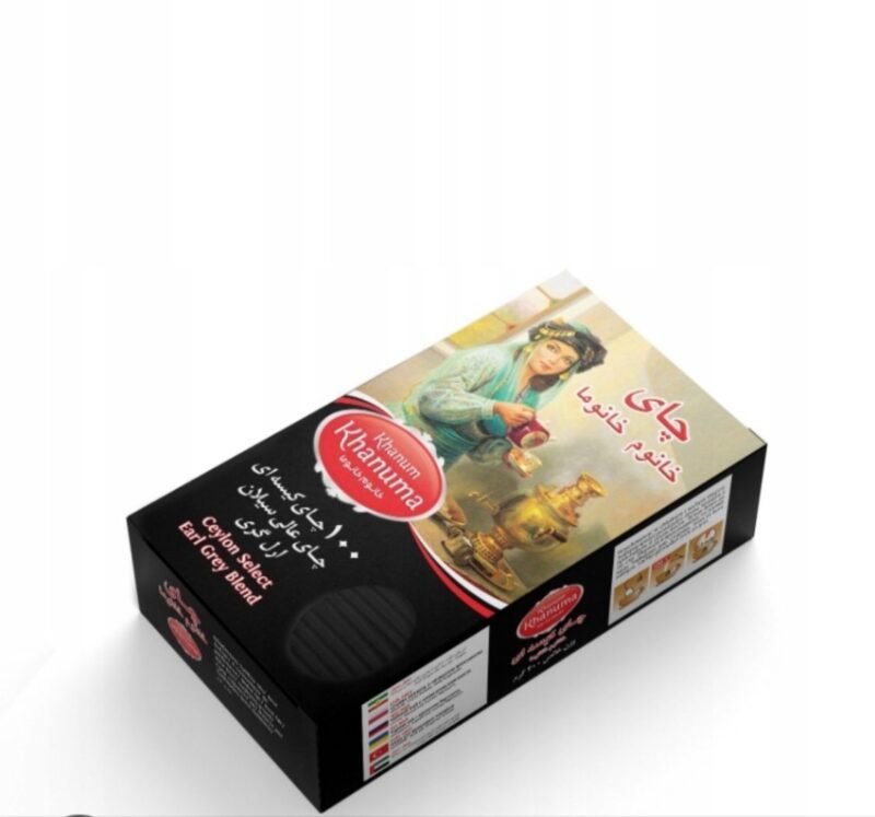 black instant tea Earl grey Khanum Khanuma 200 g - 100 bags - Image 2