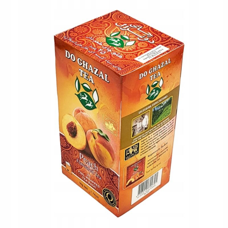Do ghazal tea Peach flavored tea 50 g - 25 envelopes - Image 2