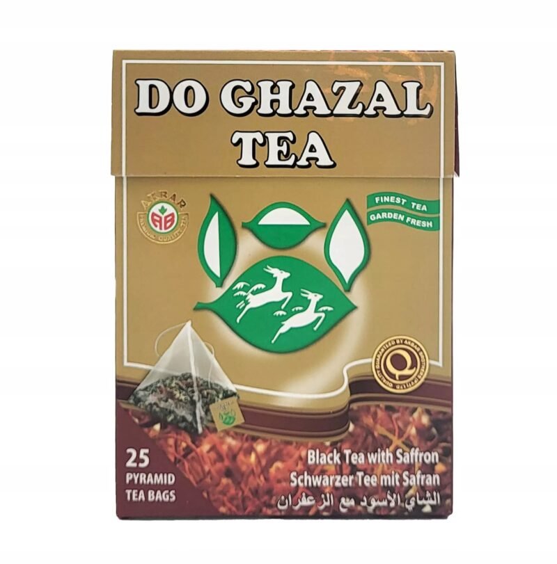 Do ghazal tea Czarna herbata z szafranem 50 g - 25 torebek Pyramid