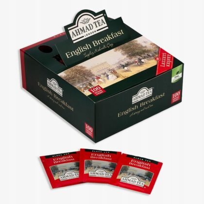 Ahmad Tea English breakfast 100 kopert aluminiowych