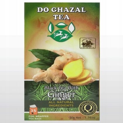 Do ghazal tea Czarna herbata z imbirem 50 g - 25 kopert
