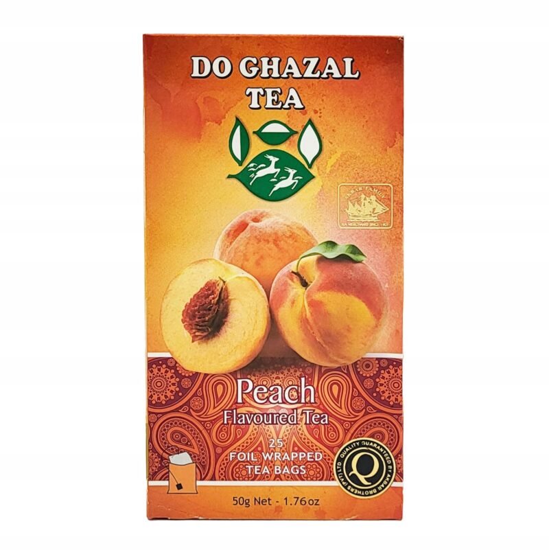 Do ghazal tea Herbata o smaku brzoskwiniowym 50 g - 25 kopert