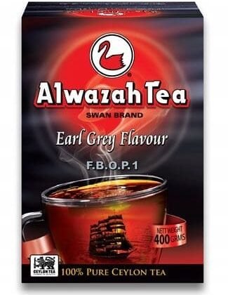 Herbata Alwazah Earl Grey czysta cejlońska czarna liściasta 400g luzem