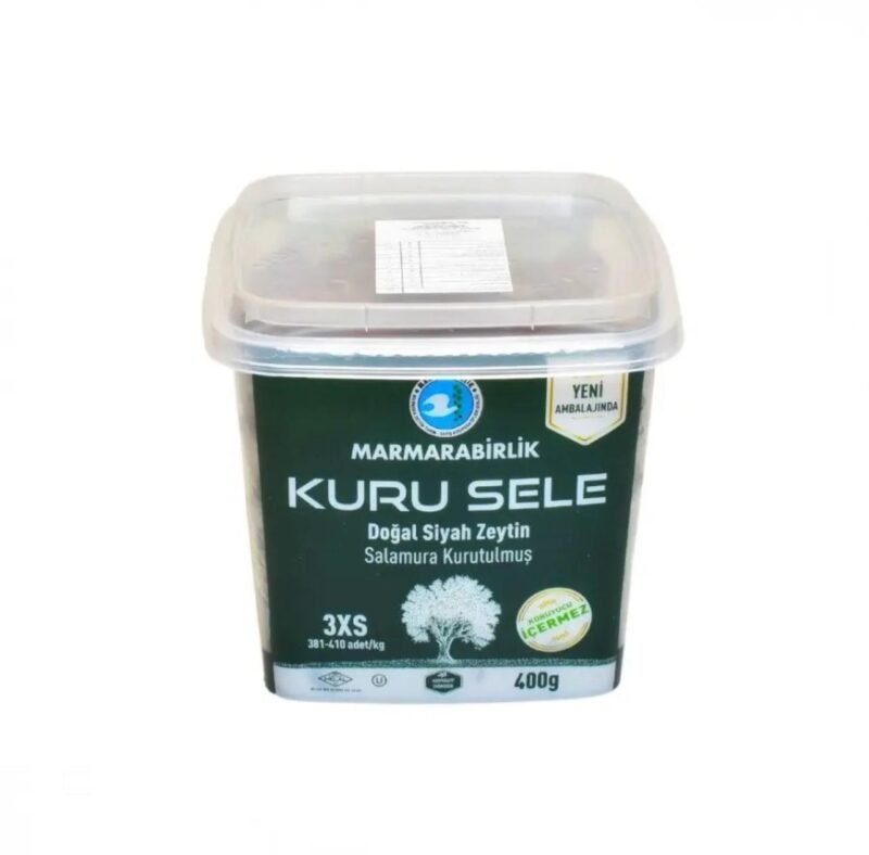 Black Olives Kuru Sele 400g | Marmarabirlik Size 3XS - Image 3