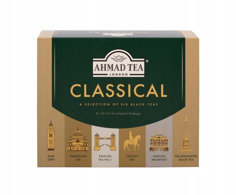 Ahmad Tea Classical zestaw 60 torebek koperta 120g