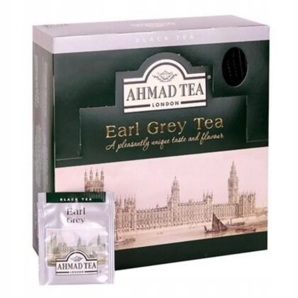 Ahmad Tea Earl Grey 100 kopert aluminiowych