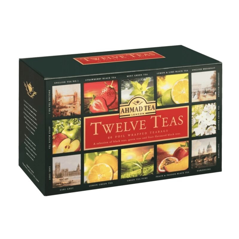 Ahmad Tea London Twelve zestaw do herbaty 60 kopert