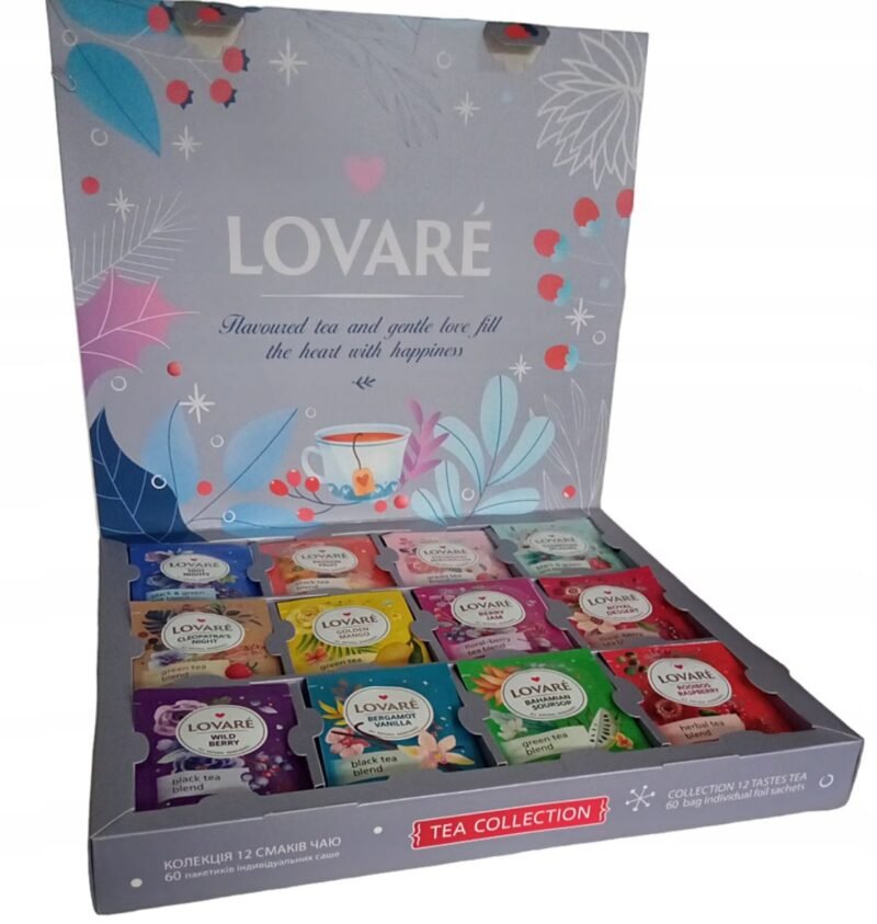 Lovare Flowers & Tea Set of 60 pieces Gift - Image 2