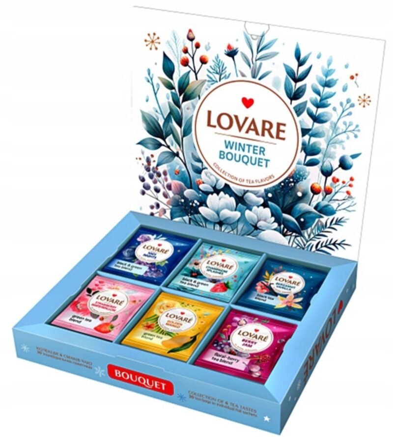Lovare Winter Bouquet tea set 6 flavors 30 pcs. - Image 2