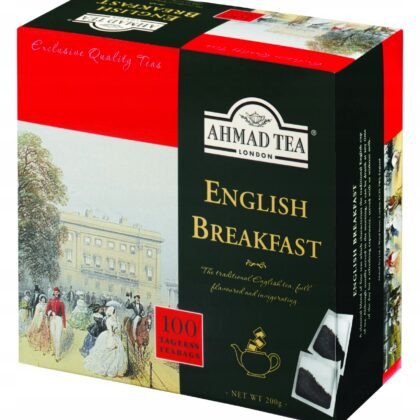 Ahmad Tea English Breakfast Herbata ekspresowa 100 torebek bez zawieszki