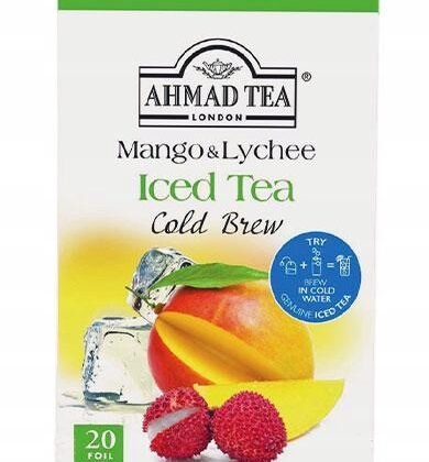 Ahmad Green tea Mango & Lychee Mrożona herbata 20 kopert 40g