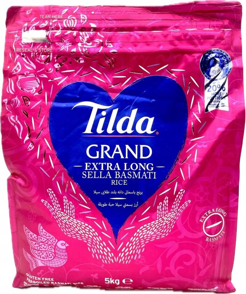 Tilda Grand Ryż basmati Sella ekstra długi 5kg