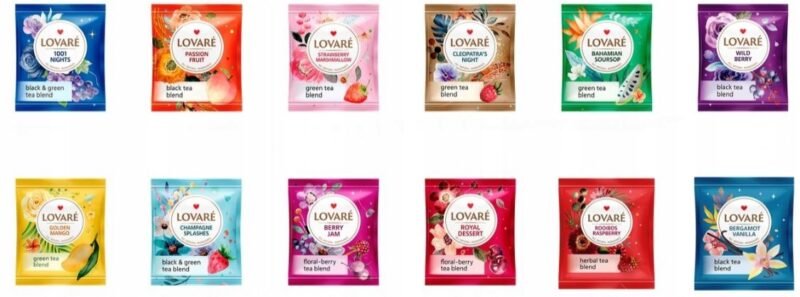 Lovare Flowers & Tea Set of 60 pieces Gift - Image 5