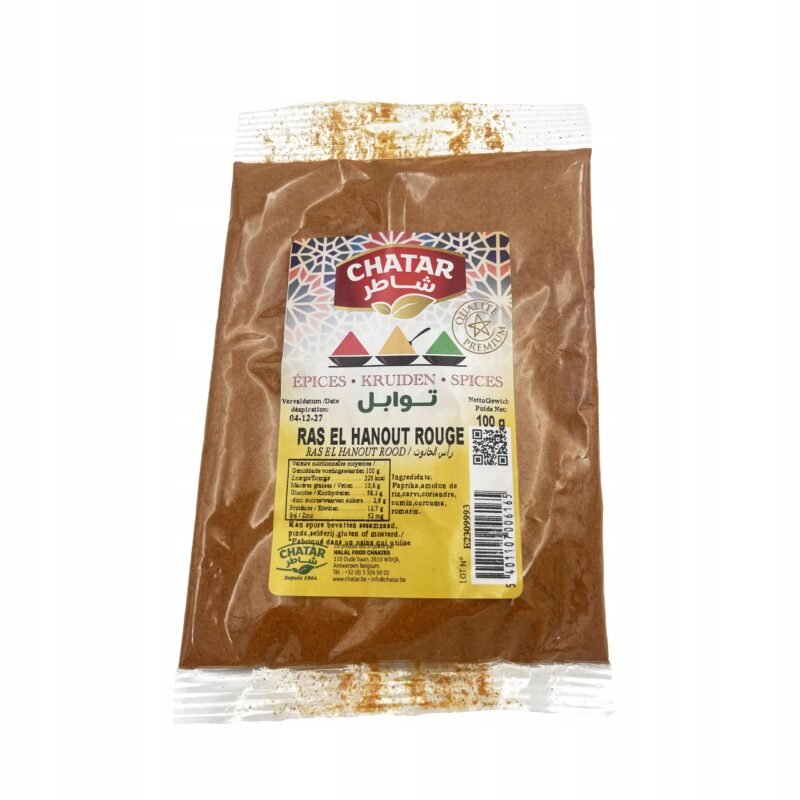 RAS EL HANOUT CZERWONY 100G CHATAR