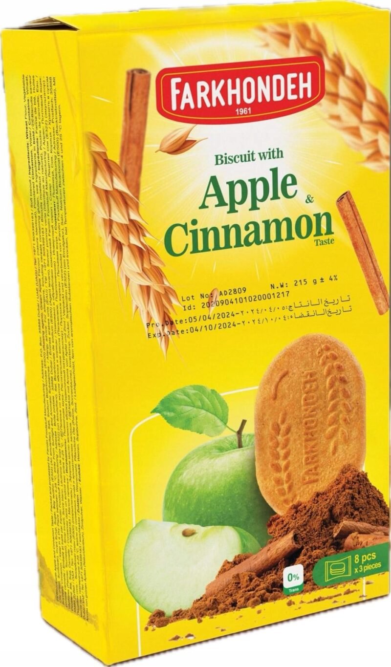 Shortcrust cookies with Apple & Cinnamon 320g FARKHONDEH