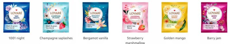 Lovare Winter Bouquet tea set 6 flavors 30 pcs. - Image 4