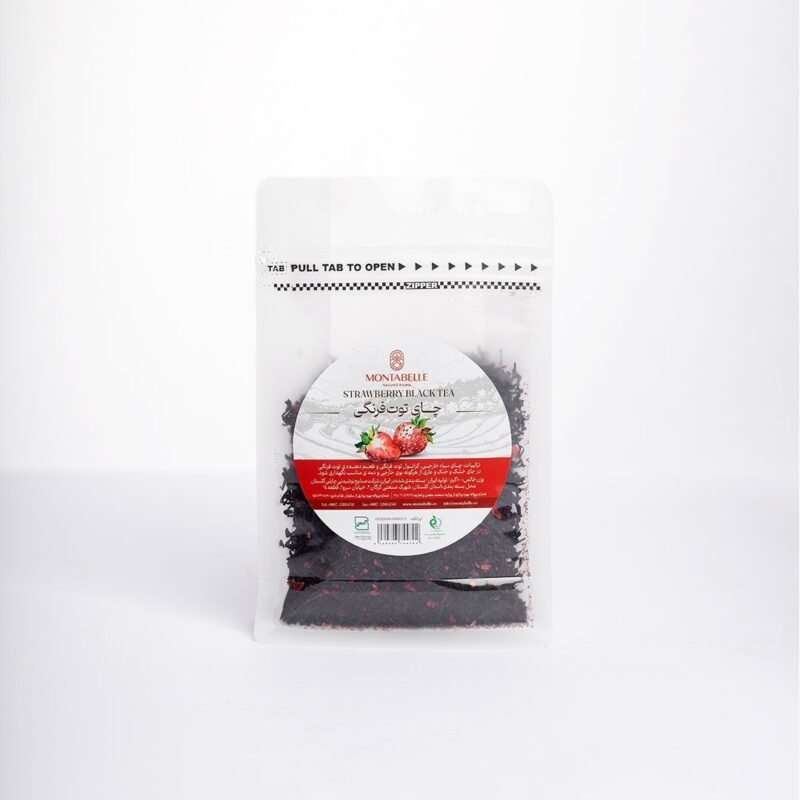 Herbata czarna truskawkowa 100g MONTABELLE