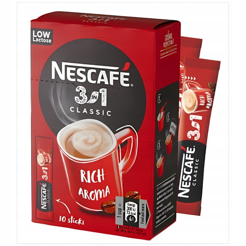 Nescafé coffee sachets 3in1 165g (10x16.5g)
