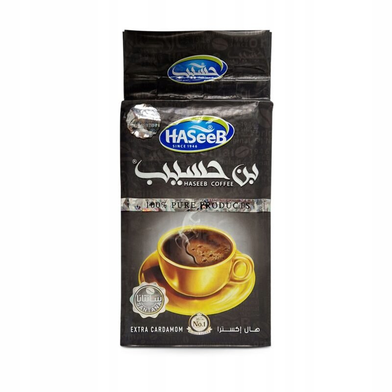 Haseeb ground coffee Extra cardamom 500 g - Image 3
