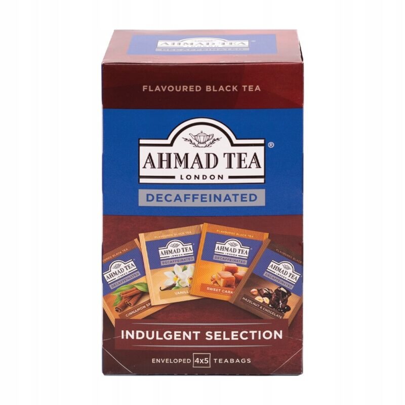 Ahmad Tea Indulgent wybór 4 smaków bezkofeinowa 40g - 20 kopert