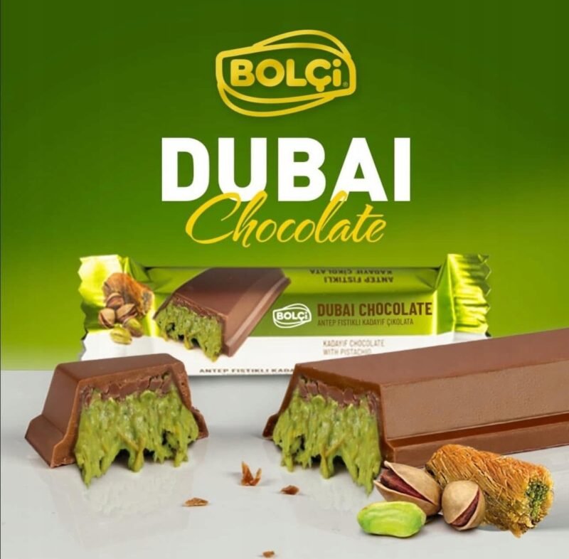 Dubai milk chocolate with pistachios and kataifi BOLCI 30g - Image 2