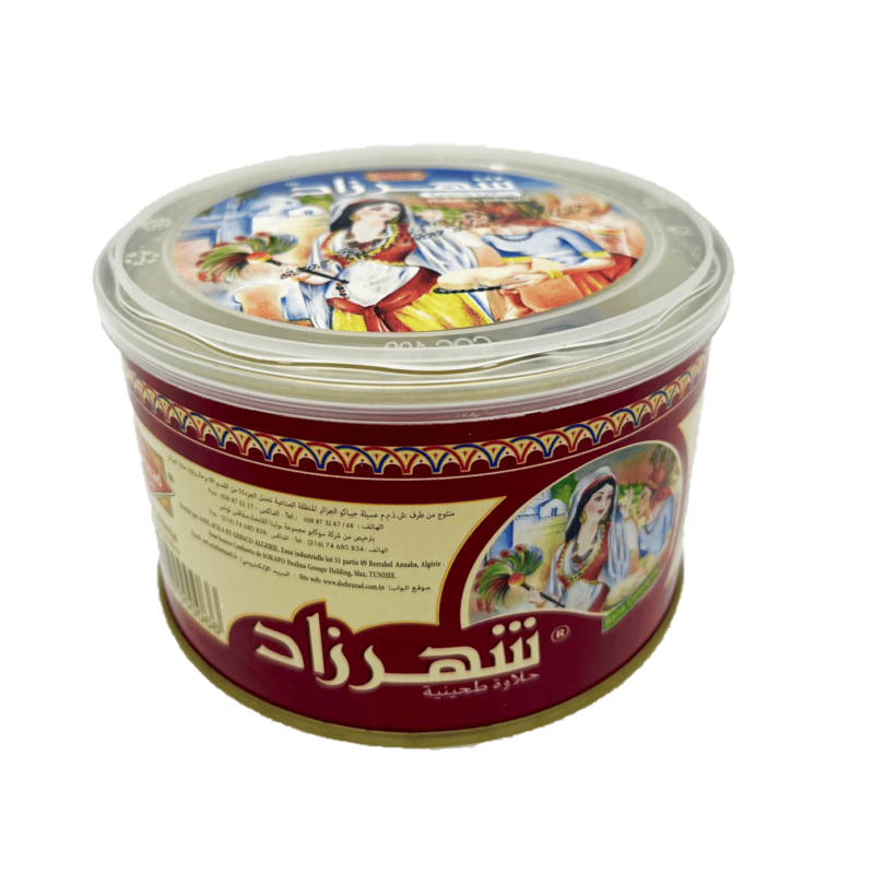 Chałwa z migdałami puszka 330g SZEHRAZAD