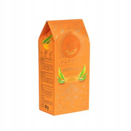 MAHBUB Czarna herbata cejlońska o smaku mango 80G