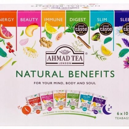 Zestaw herbat Ahmad Tea Natural Benefit 60 torebek 115g