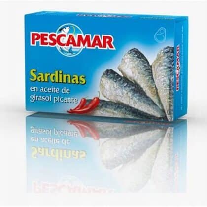 Sardynki w pikantnym oleju słonecznikowym Pescamar 115 g