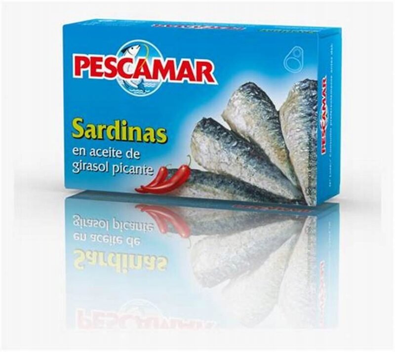 Sardynki w pikantnym oleju słonecznikowym Pescamar 115 g