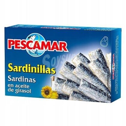 PD PESCAMAR Sardynki w oleju słonecznikowym 115g