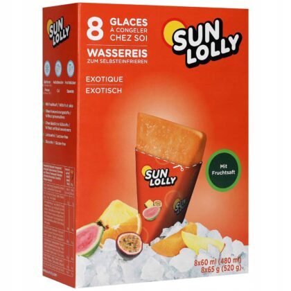 Lody Sun Lolly do zamrożenia w domu egzotyczne 480 ml