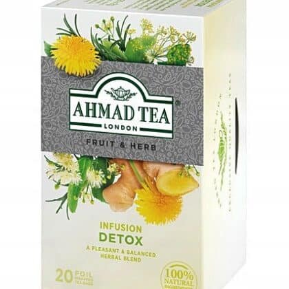 Herbata ziołowa Infusion Detox Ahmad Tea 40 g - 20 kopert