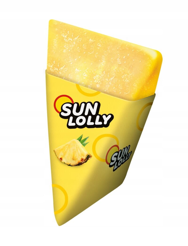 Ice cream for freezing Sun Lolly with pineapple flavor 8 pieces - Image 3