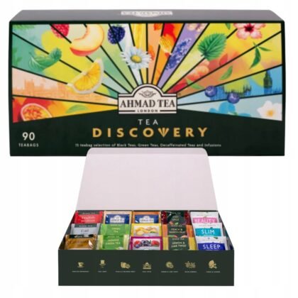 AHMAD Tea Discovery Zestaw 90 torebek 15 smaków czarna zielona owocowa
