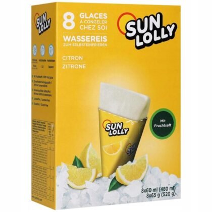 Lody Sun Lolly do zamrożenia w domu Lemon 480 ml