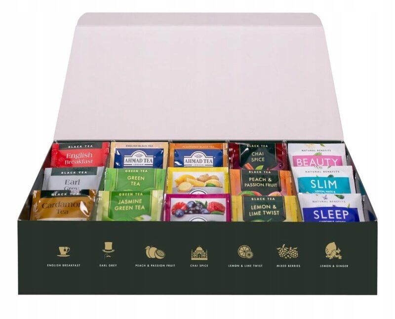 AHMAD Tea Discovery Set 90 bags 15 flavors black green fruit - Image 3